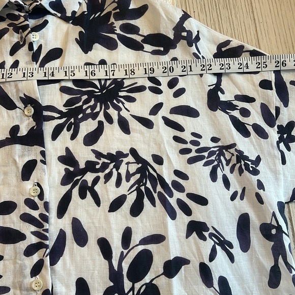 MARE ST BARTH 💯 LINNEN BUTTON DOWN SHIRT/DRESS Sz 42 or M - Picture 7 of 10